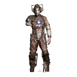 Figurine en carton Ashad The Lone Cyberman Doctor Who Hauteur 193 cm
