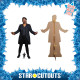 Figurine en carton Le Fugitif Doctor Who Jo Martin Hauteur 176 cm
