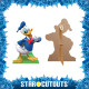 Figurine en carton taille réelle Disney Donald Duck Hauteur 100 CM