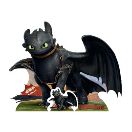 Figurine en carton Krokmou Dragons Hauteur 61 cm