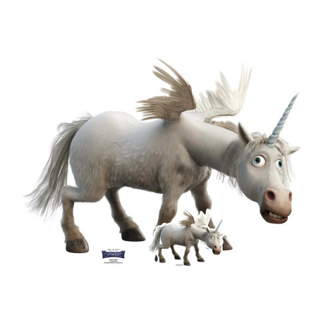 Figurine en carton Disney En avant La Licorne Hauteur 94 cm