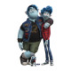 Figurine en carton Disney En avant Barley et Ian Hauteur 163cm