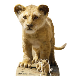 Figurine en carton taille réelle Disney Simba Le roi lion Hauteur 87 CM