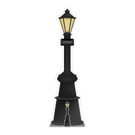 Figurine en carton - Lampe Black Victorian Era - 189 cm
