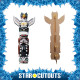 DEUX COTES Figurine en carton Totem Amérindien - mât totémique - Haut171 cm