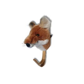 Porte Manteau Peluche tête de renard