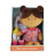 Peluche - LOT DE 2 POUPEES - FILLE BRUNE ET GARCON - 30 CM