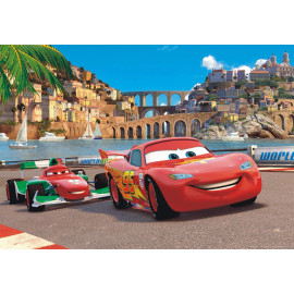 Poster initisse XXL Cars 2 à Rome Disney 160X115 CM