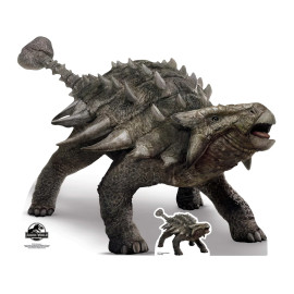 Figurine en carton JURASSIC WORLD Jurassic Ankylosaure Hauteur 103 cm