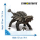 Figurine en carton JURASSIC WORLD Jurassic Ankylosaure Hauteur 103 cm
