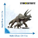 Figurine en carton JURASSIC WORLD Triceratops Dinosaure Hauteur 96 cm