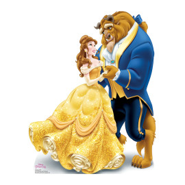 Figurine en carton Disney La belle et la bête Hauteur 78 cm