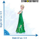 Figurine en carton Disney La Reine des Neiges : Une fête givrée Elsa Hauteur 155 CM