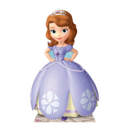 Figurine en carton Disney Princesse Sofia les mains sur les hanches - Haut 150 CM 