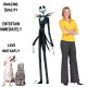 Figurine en carton Jack Skellington L'Etrange Noël de Monsieur Jack Hauteur 184 cm