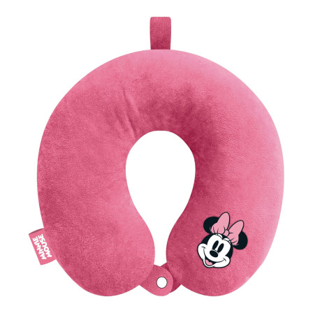 Coussin tour de cou - Disney Minnie Fuchsia - 30x30x6 cm