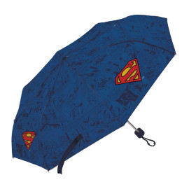 Parapluie Pliant - SUPERMAN, 8 Panneaux, Diamètre 96 cm