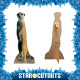 Figurine en carton Suricate (Meerkat) hauteur 98 cm