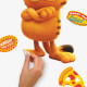 Décollage Sticker repositionnables Garfield le Film 31 pièces - 49,53x86,94 cm