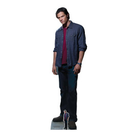 Figurine en carton Sam Winchester série Supernatural acteur Jared Padalecki -Haut 195 cm