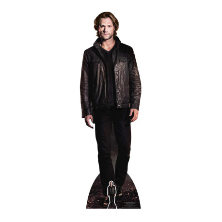 SC982 Figurine en carton Sam Winchester blouson cuir série Supernatural Haut 190 cm