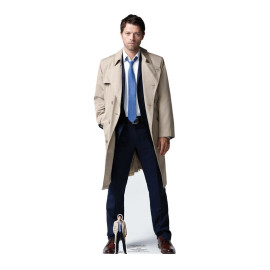 Figurine en carton Castiel série Supernatural acteur Misha Collins Haut 184 cm