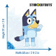 Figurine en carton - BLUEY - Haut 91 cm