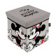 Cube de rangement avec Couvercle - Disney Mickey & Minnie Amoureux - 30x30x30 cm