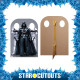 Figurine en carton Passe tête enfant Star Wars Dark Vador et 2 Stormtroopers Hauteur 133 cm