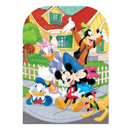 Figurine en carton Passe tête Mickey et ses amis Disney Hauteur 95 CM