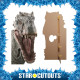 Figurine en carton Passe Tete Gueule Indominus Rex Jurassic World Hauteur 189 cm