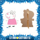 Figurine en carton Peppa Pig - Suzy la Brebis Hauteur 78 CM