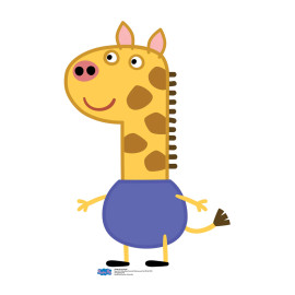 Figurine en carton Peppa Pig - Gerald la girafe Hauteur 90 cm
