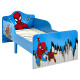 Lit bois Spiderman bleu et rouge - 140x70 cm