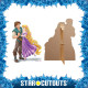 Figurine en carton Disney - Raiponce et Flynn Rider Hauteur 83 cm