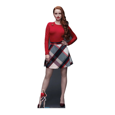 Figurine en carton Madelaine Petsch - Cheryl Blossom Hauteur 169 cm