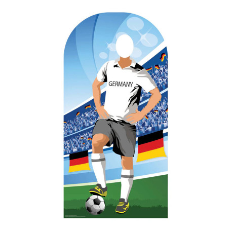 Figurine en carton passe tête Allemagne (Coupe du monde de football) 190 cm