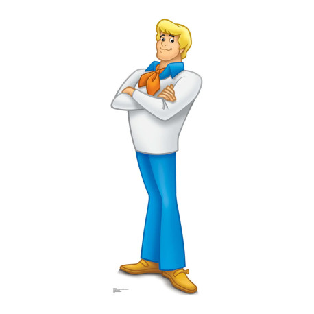 Figurine en carton Fred Jones Scooby Doo Hauteur 176 cm