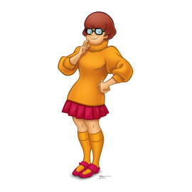 Figurine en carton Velma Dinkley Scooby Doo Hauteur 136 cm