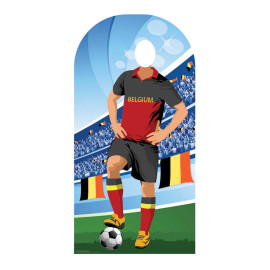 Figurine en carton passe tête Belgique football Euro 2024 et coupe du monde