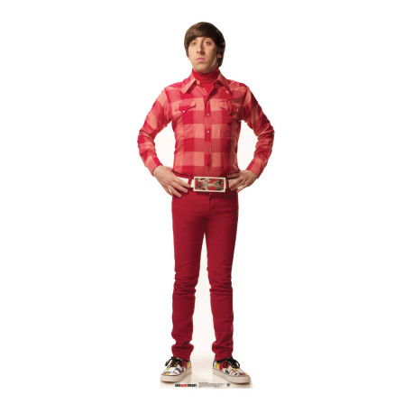 Figurine en carton Howard Wolowitz Hauteur 165 cm