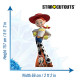 Figurine en carton Toy Story - Jessie Hauteur 140 CM
