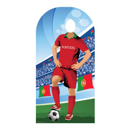 Figurine en carton passe tête Portugal Coupe du monde de football et Euro de football