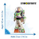 Figurine en carton Toy Story - Buzz l'éclair Hauteur 140 cm