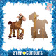 Figurine en carton Toy Story 4 - Pile-Poil Hauteur 134 CM