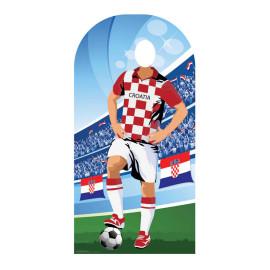 Figurine en carton passe tête Croatie (Coupe du monde de football) 190 cm