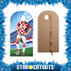 Figurine en carton passe tête Croatie (Coupe du monde de football) 190 cm