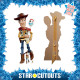 Figurine en carton Toy Story 4 - Woody et Forky la fourchette cuichette Hauteur 164 CM