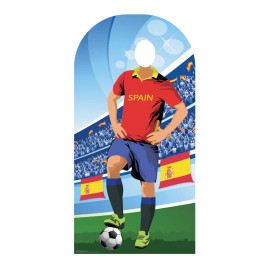 Figurine en carton passe tête Espagne (Coupe du monde de football) 190 cm