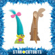 Figurine en carton Les Trolls - Tiny Hauteur 90 CM